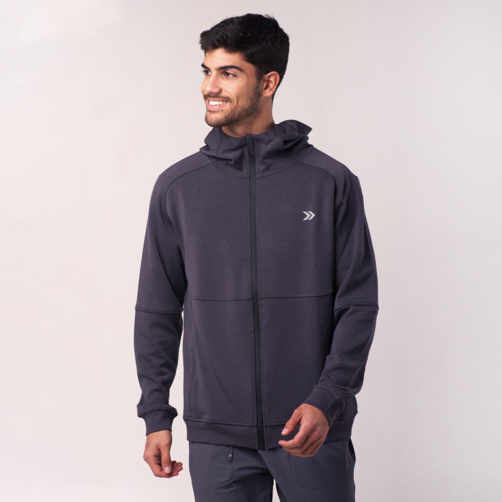 Hoddie Urbano Zipper Hombre - Imagen 2